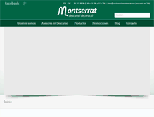 Tablet Screenshot of colchoneriamontserrat.com